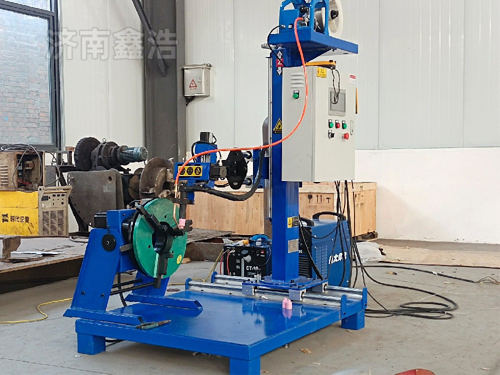 河南新乡小型氩弧自动焊调试安装完成，客户非常满意。
